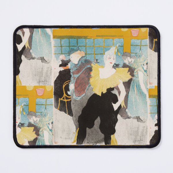 Item preview, Elles the Clownesse by Henri de Toulouse-Lautrec | Vintage Paris Cabaret Poster Print designed and sold by artofuniverse.