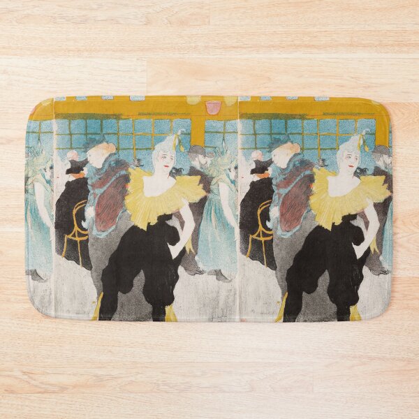 Item preview, Elles the Clownesse by Henri de Toulouse-Lautrec | Vintage Paris Cabaret Poster Print designed and sold by artofuniverse.