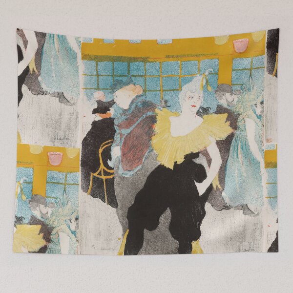 Item preview, Elles the Clownesse by Henri de Toulouse-Lautrec | Vintage Paris Cabaret Poster Print designed and sold by artofuniverse.