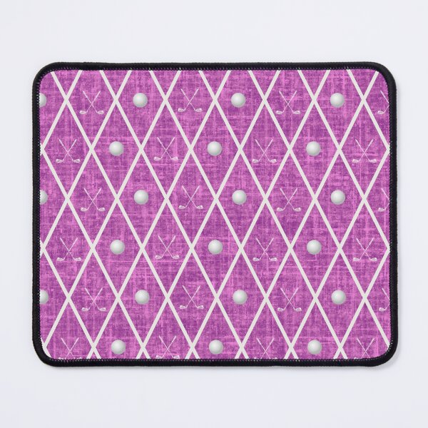 Item preview, Golf Balls & Clubs Argyle on Magenta Purple designed and sold by KSimpson838.