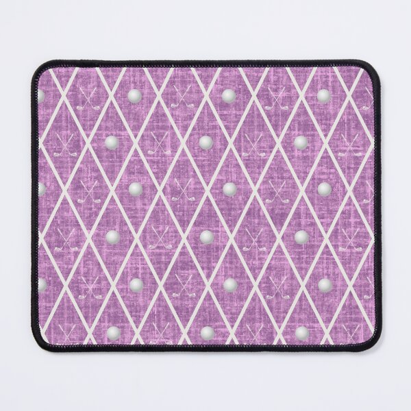 Item preview, Golf Balls & Clubs Argyle on Light Pink Purple designed and sold by KSimpson838.