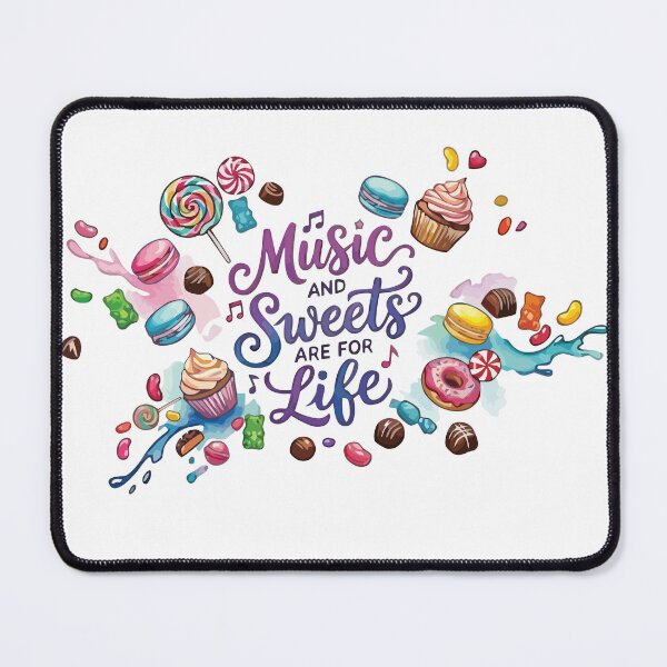 Item preview, Music & Sweets are for Life: Vibrant Retro Musical Treats designed and sold by CrazySweets.