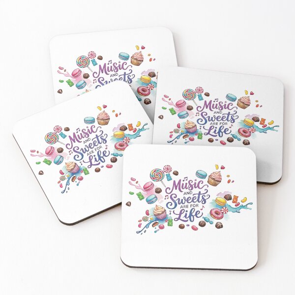 Item preview, Music & Sweets are for Life: Vibrant Retro Musical Treats designed and sold by CrazySweets.