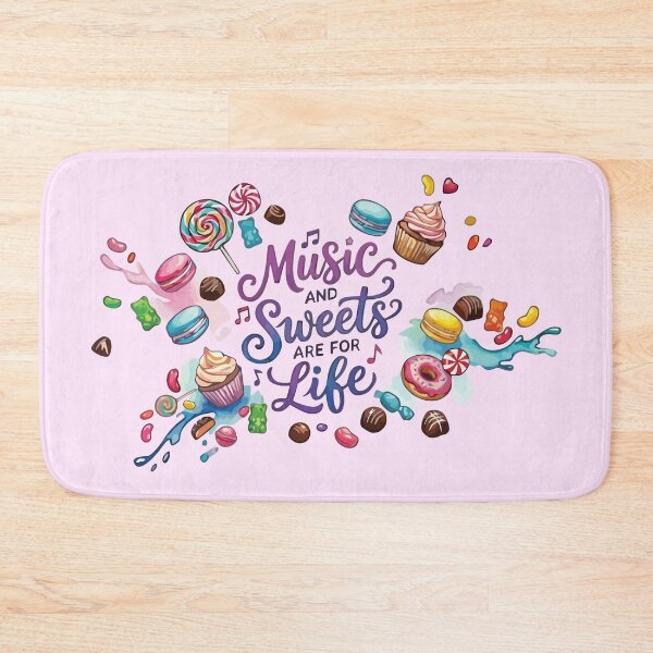 Item preview, Music & Sweets are for Life: Vibrant Retro Musical Treats designed and sold by CrazySweets.