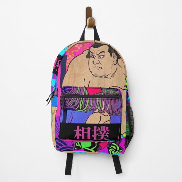Item preview, Sumo Yokozuna Art Vibrant Pop Neon designed and sold by Tokyo-Edo Vibes.