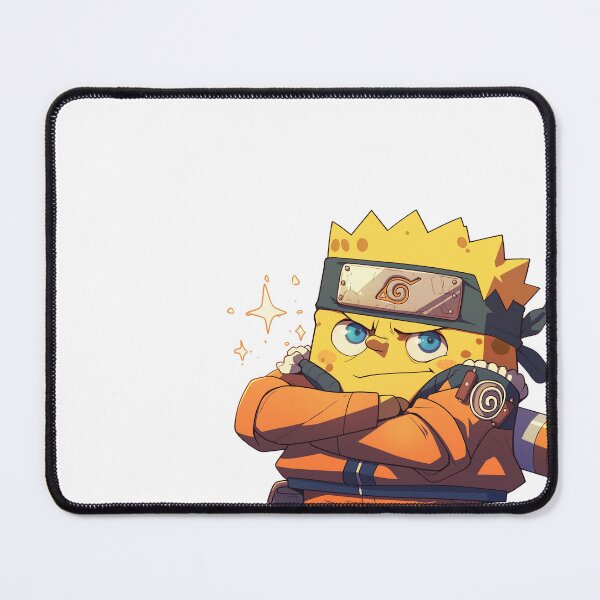 Item preview, SpongeBob SquarePants X Naruto Mashup designed and sold by AnzDigital.