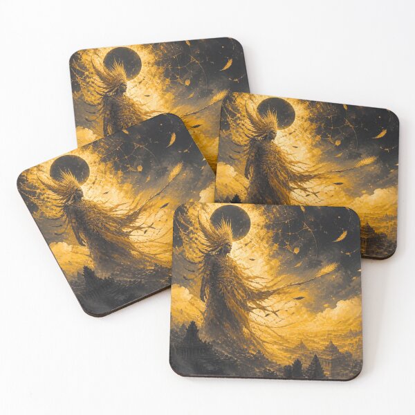 Item preview, Ashes Of The Eclipse – Surreal Mythology Wall Art designed and sold by ArtisElec.