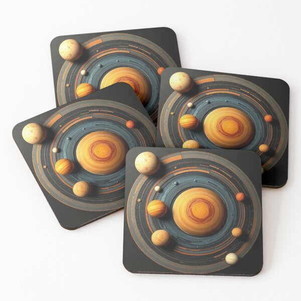 Item preview, Planets and Galaxy with Concentric Circles designed and sold by RAISC.