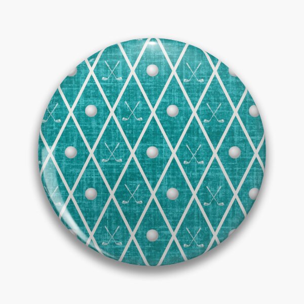 Item preview, Golf Balls & Clubs Argyle on Teal designed and sold by KSimpson838.