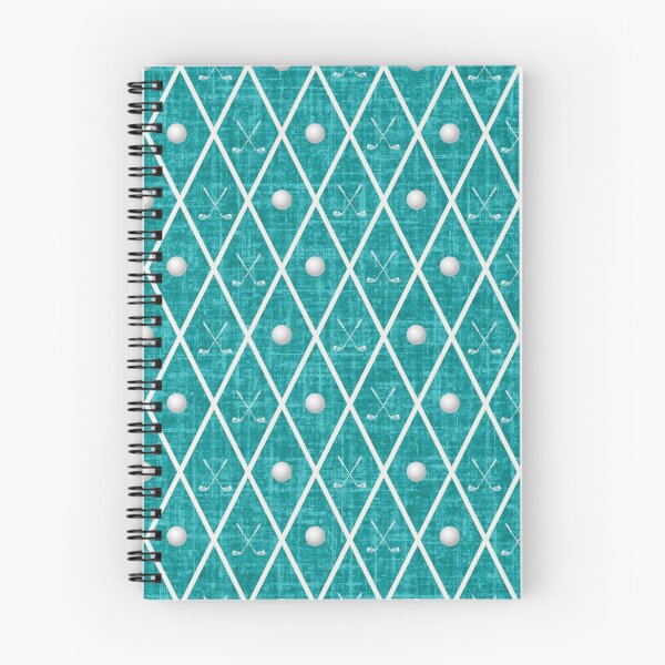 Item preview, Golf Balls & Clubs Argyle on Teal designed and sold by KSimpson838.