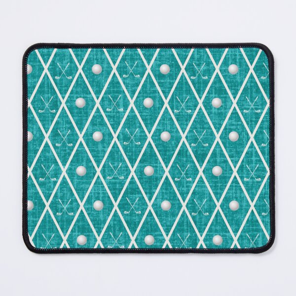 Item preview, Golf Balls & Clubs Argyle on Teal designed and sold by KSimpson838.