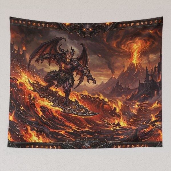 Item preview, Devil surfing designed and sold by The King's general goods.