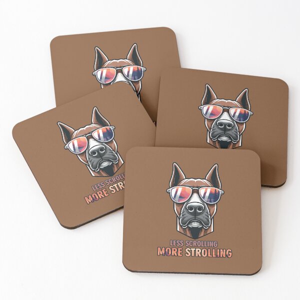 Item preview, Doberman Unplugged - less scrolling more strolling designed and sold by GraphicComet.