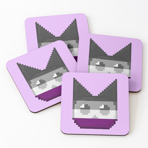 Item preview, Ace Pixel Pride Cat designed and sold by Lilac-Cat.
