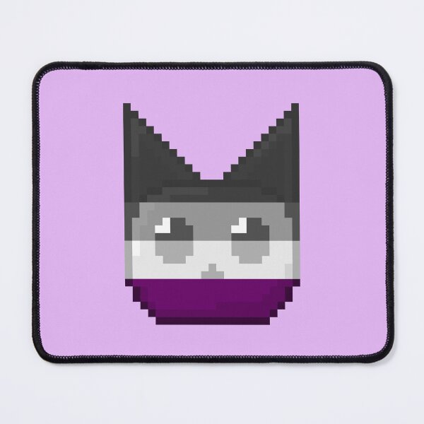 Item preview, Ace Pixel Pride Cat designed and sold by Lilac-Cat.