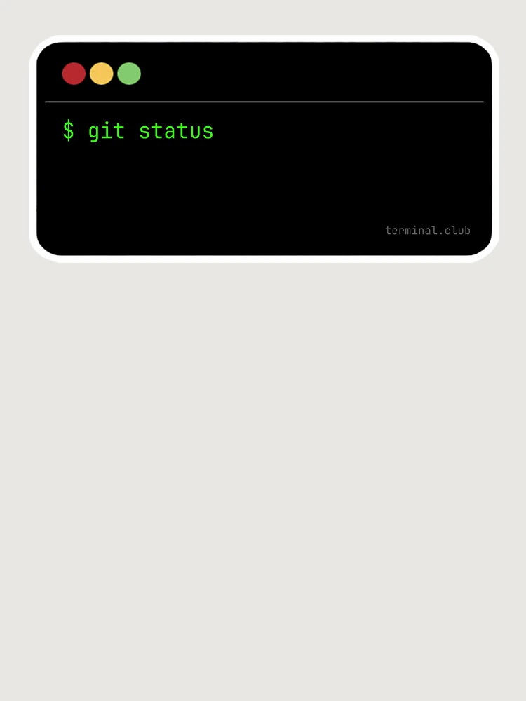 Thumbnail 6 von 6, Premium Oversized Pullover, git status – Premium Developer Sticker designt und verkauft von TerminalClub.