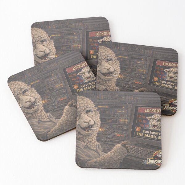 Item preview, You Didn’t Say the Magic Baaa - Jurassic Pasture Lockout designed and sold by Thpoar.