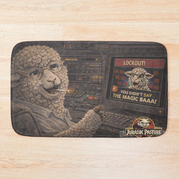 Item preview, You Didn’t Say the Magic Baaa - Jurassic Pasture Lockout designed and sold by Thpoar.