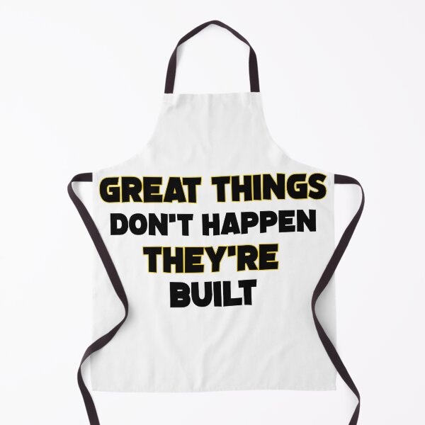 Item preview, Great Things Don't Happen They're Built Sci-Fi Style Motivational Design designed and sold by DesignArtist.ia.