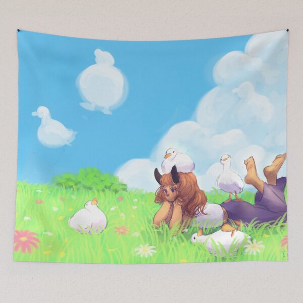 Item preview, laying down with ducks D designed and sold by Nianbrine.