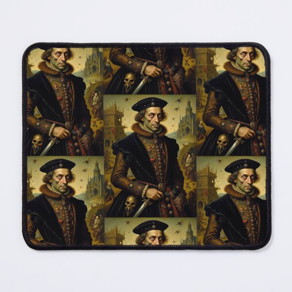 Item preview, The Vampire Duke Hieronymus Bosch Medieval inspired painting designed and sold by Vintage Designs +.