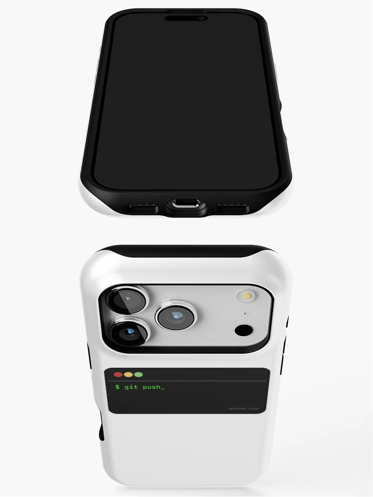 Thumbnail 3 of 4, iPhone Case, git push – Premium Developer Sticker designed and sold by TerminalClub.