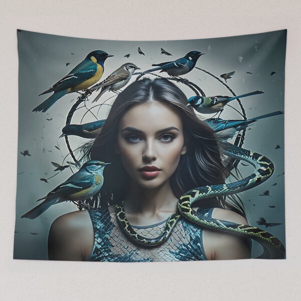 Item preview, Songbirds and Snakes 3 designed and sold by deep-sea-birds.