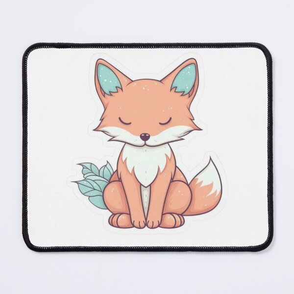Item preview, Cute Fox Sticker | Kawaii Woodland Fox | Pastel Cozy Fox Aesthetic designed and sold by ZYNORAworld.