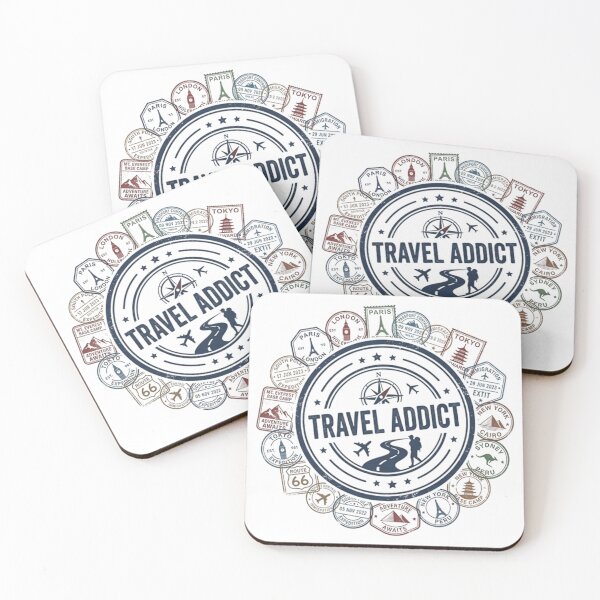 Item preview, Travel Addict designed and sold by Jandedan.