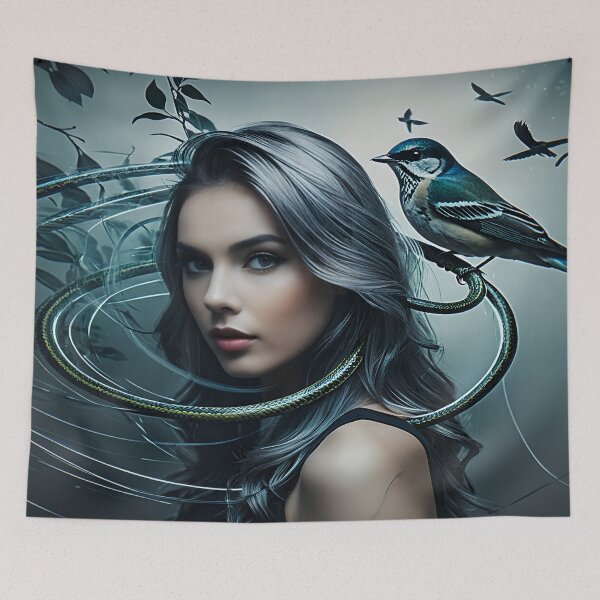 Item preview, Songbirds and Snakes 4 designed and sold by deep-sea-birds.