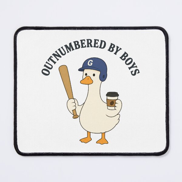 Item preview, Funny Boy Mom Goose Mothers Day Outnumbered By Boys Baseball designed and sold by Saitokuu7Art.