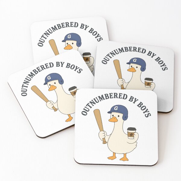 Item preview, Funny Boy Mom Goose Mothers Day Outnumbered By Boys Baseball designed and sold by Saitokuu7Art.