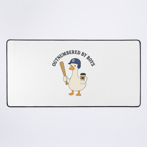 Item preview, Funny Boy Mom Goose Mothers Day Outnumbered By Boys Baseball designed and sold by Saitokuu7Art.
