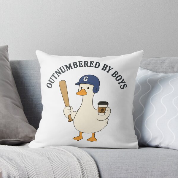 Item preview, Funny Boy Mom Goose Mothers Day Outnumbered By Boys Baseball designed and sold by Saitokuu7Art.