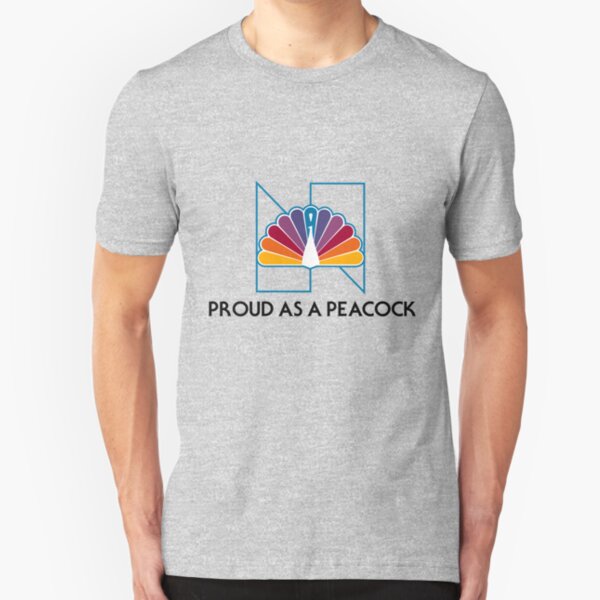 NBC Vintage "Proud as a Peacock" Logo Slim Fit T-Shirt