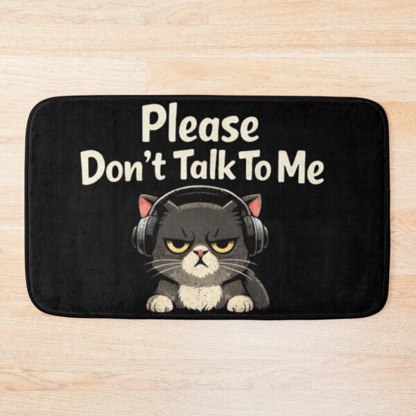 Item preview, Grumpy Cat With Headphones designed and sold by Unique-s.