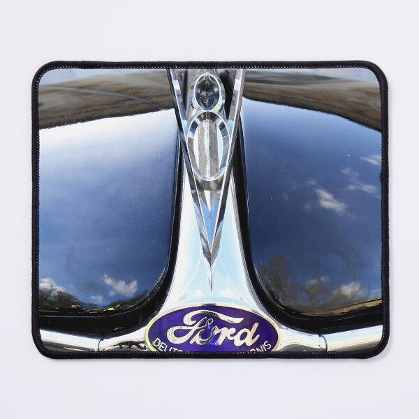 Item preview, 1936 Ford V8 Model 68 Gläser Cabriolet Hood Ornament - Vintage German Ford Emblem Art designed and sold by Peter Kraaibeek | Generative Designs and Car Art.