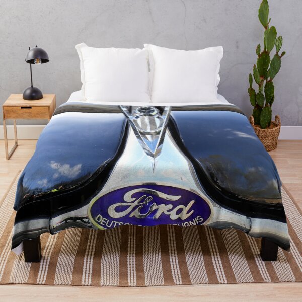 Item preview, 1936 Ford V8 Model 68 Gläser Cabriolet Hood Ornament - Vintage German Ford Emblem Art designed and sold by Peter Kraaibeek | Generative Designs and Car Art.