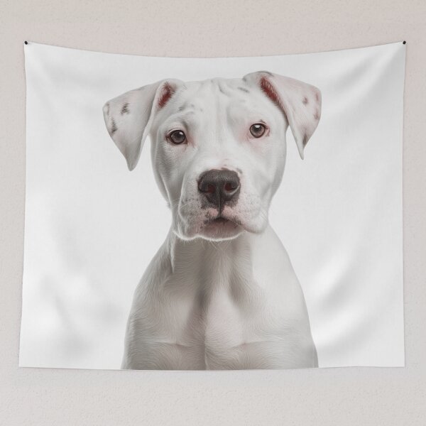 Aperçu de l'œuvre Adorable chiot Dogo Argentino pour les amoureux des chiots Mastiff argentins. créée et vendue par LazyOwlStore.