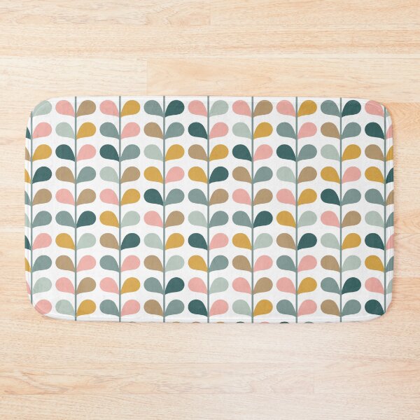 Item preview, Simple Scandinavian Vines in Pastel Multi designed and sold by HonestiesPrints.