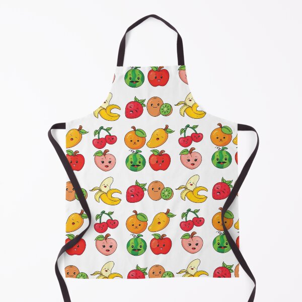 Item preview, Cute Kawaii Fruits Collection Colorful Cartoon Apple Banana Strawberry Watermelon designed and sold by CLC54.