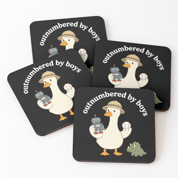 Item preview, Outnumbered By Boys Funny Mom Goose designed and sold by Saitokuu7Art.