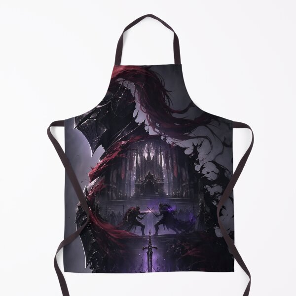 Item preview, Dark Fantasy Shadow Monarch Knight – Epic Anime Warrior Aesthetic | Fantasy Throne Art designed and sold by Dyan4.