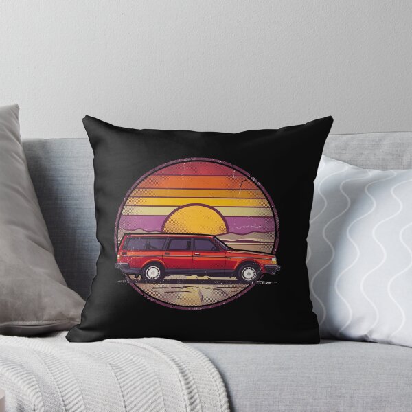 Item preview, 240 Wagon Retro Sunset 80s Style Art designed and sold by Off-Road-Zone.