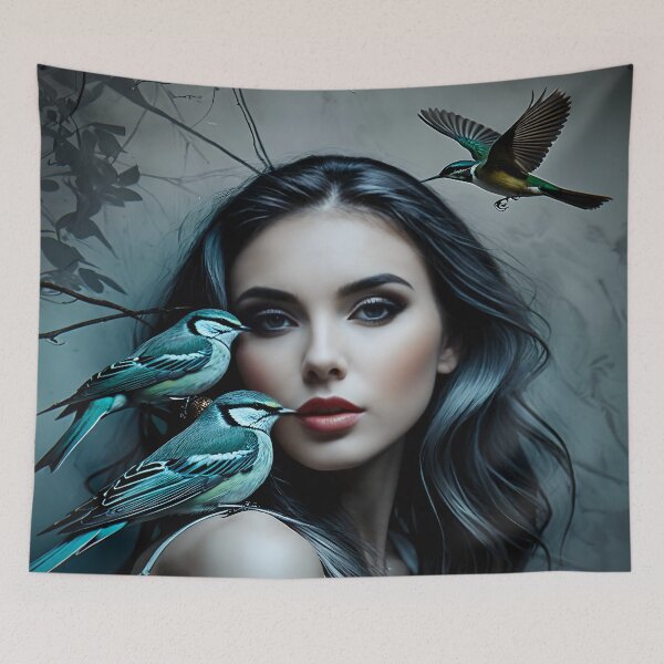 Item preview, Songbirds and Snakes 8 designed and sold by deep-sea-birds.