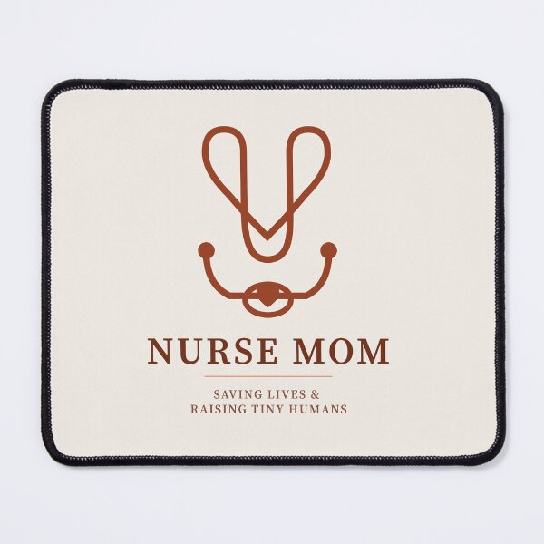 Item preview, Nurse Mom Saving Lives & Raising Tiny Humans Shirt designed and sold by DESIGN BUREAU .