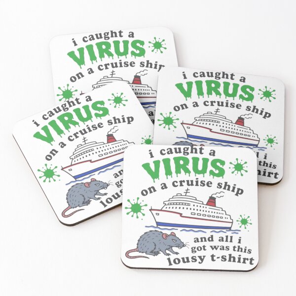 Artikelvorschau, Ich habe mir auf einem Kreuzfahrtschiff einen Virus eingefangen. entworfen und verkauft von Soceitiz.