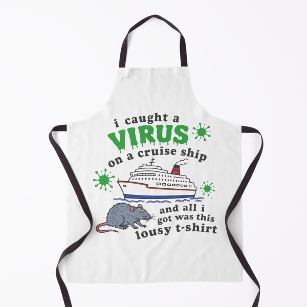 Artikelvorschau, Ich habe mir auf einem Kreuzfahrtschiff einen Virus eingefangen. entworfen und verkauft von Soceitiz.