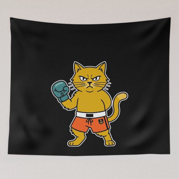 Item preview, The Undefeated Fighter - Funny Tripod Cat Mom Gift Boxing Legend designed and sold by Cust-tshirts.