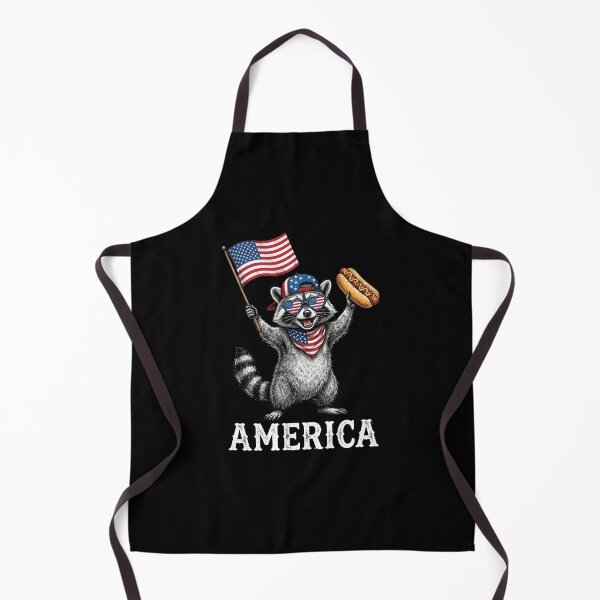 Item preview, America Raccoon Bad Day to Be a Hotdog designed and sold by dudelinart.